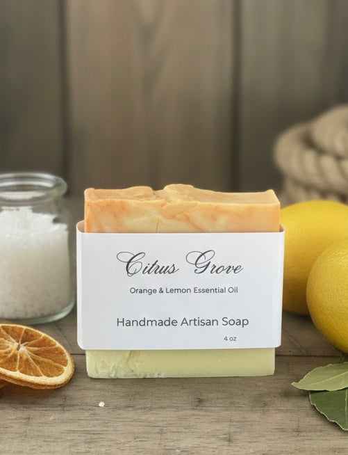 Citrus Grove Goat Milk Soap with Essential Oils