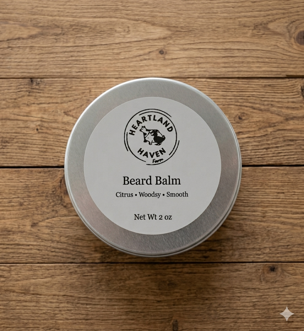 Artisan Beard Balm: Citrus • Woodsy • Smooth