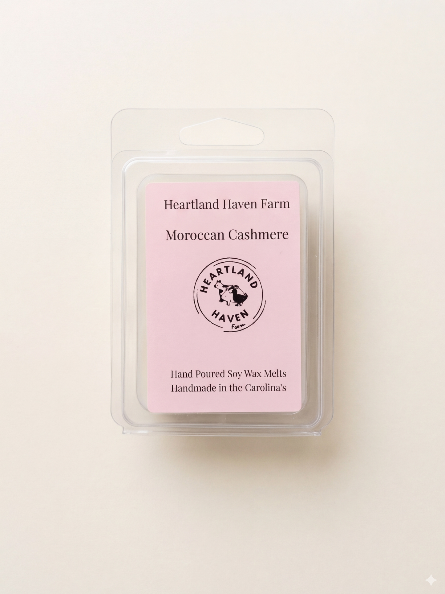 Moroccan Cashmere Soy Wax Melts Elegant Vanilla & Sandalwood Hand Poured Home Fragrance