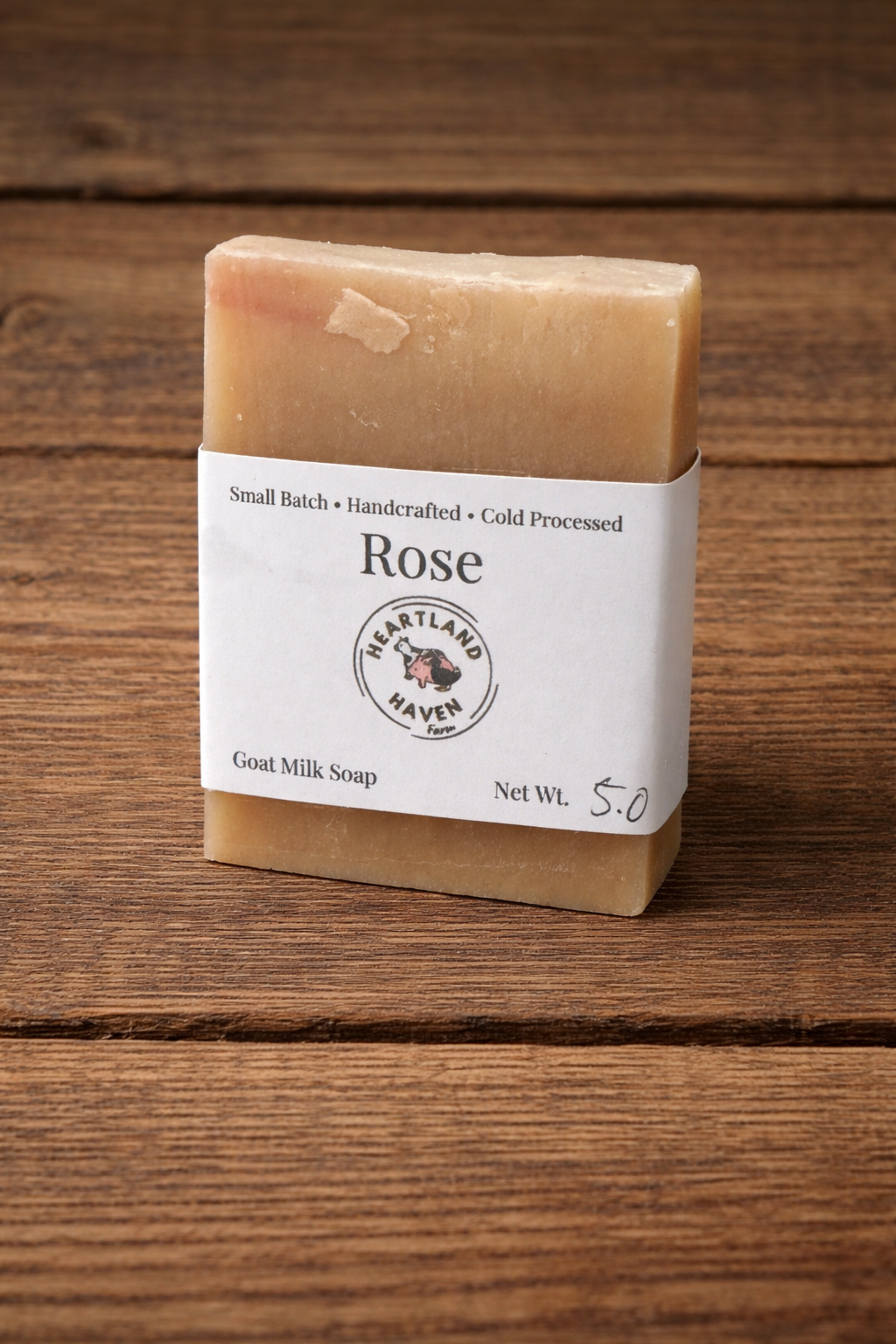 Rose Goat Milk Soap - Handmade Floral Essential Oil Soap