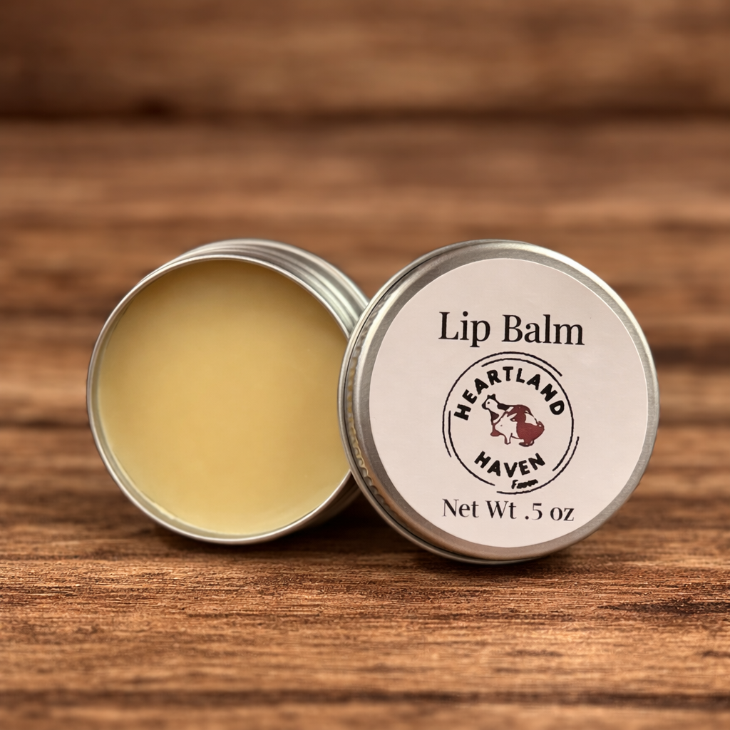 Natural Beeswax Lip Balm – Peppermint or Unscented | Handmade Lip Care