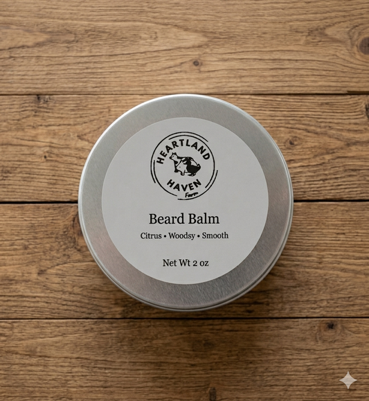 Artisan Beard Balm: Citrus • Woodsy • Smooth