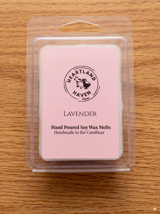 Lavender Soy Wax Melts Hand Poured Calm & Relaxing Home Fragrance